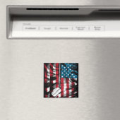 Aimant Tag USA Drapeau (In Situ (Lave-vaisselle))