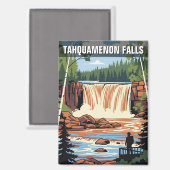Aimant Tahquamenon Falls Michigan Travel (Recto/Verso)
