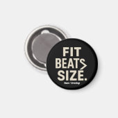 Aimant Taille de forme Beats Motivation Fitness, mode de (Recto/Verso)