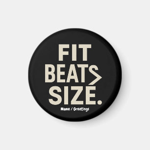 Aimant Taille de forme Beats Motivation Fitness, mode de