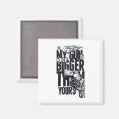 Aimant Taille n'est pas un Sticker de comparaison de pist (Recto/Verso)