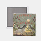 Aimant Tails de chat vintages (Recto/Verso)