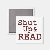 Aimant Tais-toi et lis (Recto/Verso)