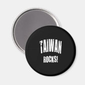 Aimant Taïwan Rocks ! (Recto/Verso)