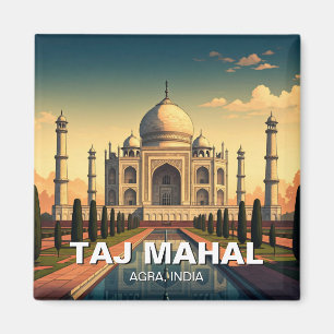 Aimant Taj Mahal Agra Inde Voyage Souvenir
