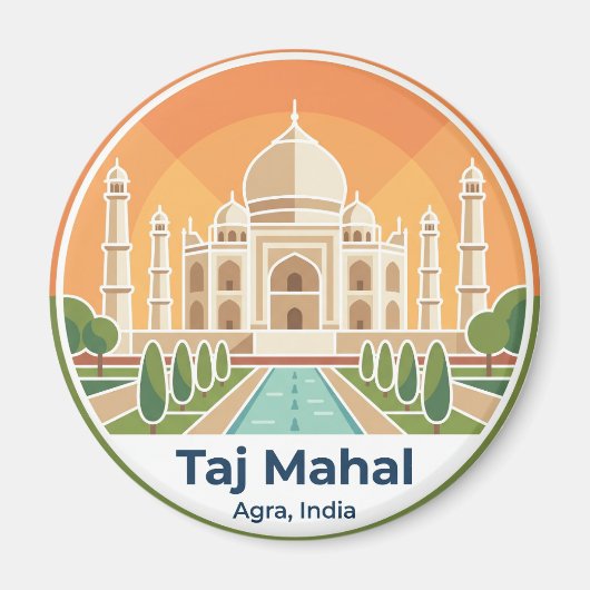 Aimant Taj Mahal Inde (Devant)