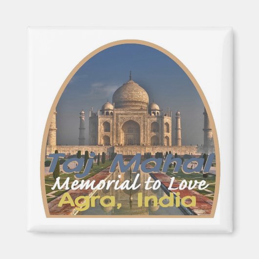 Aimant TAJ MAHAL Inde (Devant)