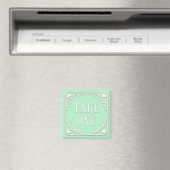 Aimant "Take One" Wonderland Tea Party Entitrant Vert (In Situ (Lave-vaisselle))