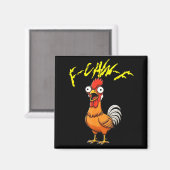 Aimant Talking Funny Chicken  (Recto/Verso)