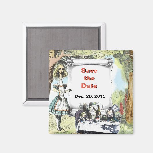 Aimant Tall Alice 1 Save-the-Date (Recto/Verso)