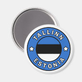 Aimant Tallinn Estonie (Recto/Verso)