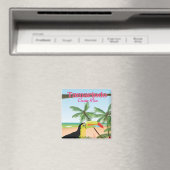 Aimant Tamarindo Costa Rica poster vacances plage (In Situ (Lave-vaisselle))