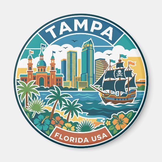 Aimant Tampa États-Unis (Devant)
