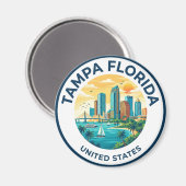 Aimant Tampa Floride (Recto/Verso)