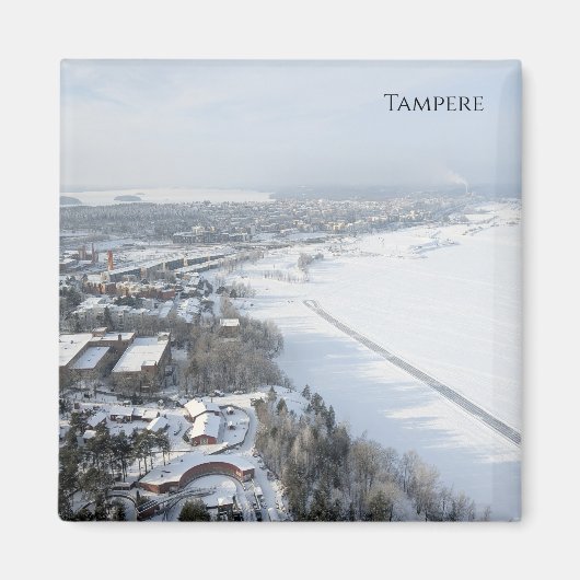 Aimant Tampere en hiver (Devant)