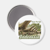 Aimant Tana Toraja Indonésie Souvenir (Recto/Verso)