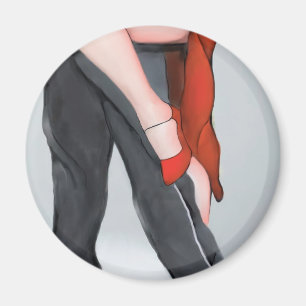 Aimant Tango rouge de chaussure
