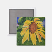Aimant Tango tournesol été (Recto/Verso)