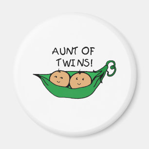 Aimant Tante de cosse de jumeaux