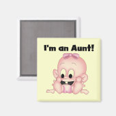 Aimant Tante de New Niece Tshirts et cadeaux (Recto/Verso)