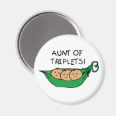 Aimant Tante de Triplets Pod (Recto/Verso)