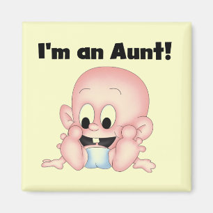 Aimant Tante des nouveaux t-shirts et cadeaux Nephew