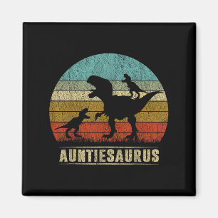 Aimant Tante Dinosaur Auntiesaurus 2 Deux Enfants Corresp