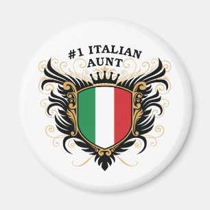 Aimant Tante italienne du numéro un