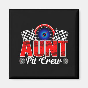 Aimant Tante Pit Crew Racing Famille Voiture de Course Ga