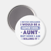Aimant Tante super Cool (Recto/Verso)