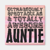 Aimant Tante Totalement géniale (Devant)