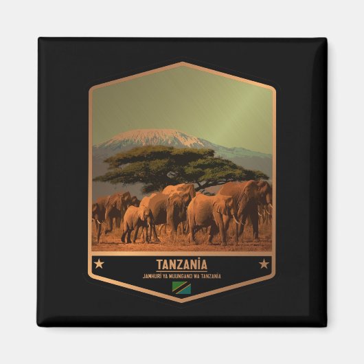Aimant Tanzanie (Devant)