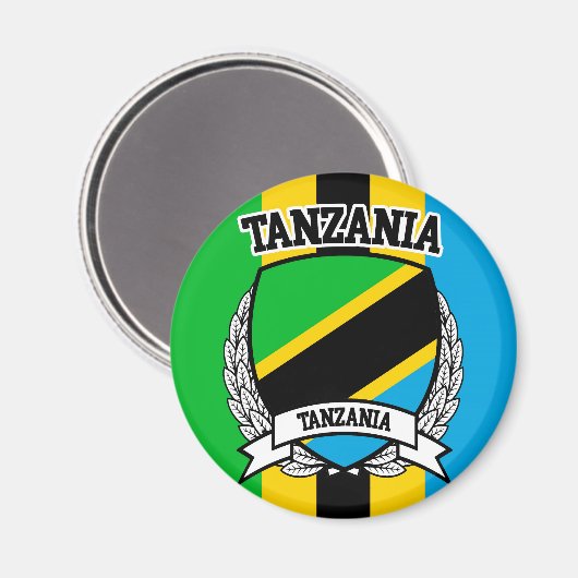 Aimant Tanzanie (Recto/Verso)