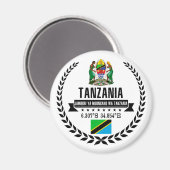 Aimant Tanzanie (Recto/Verso)