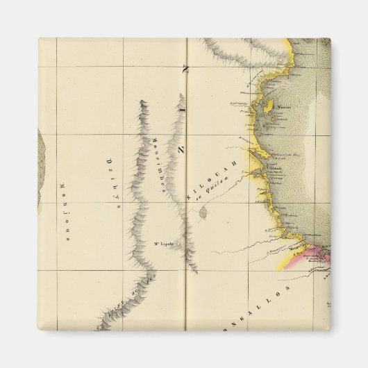 Aimant Tanzanie, Mozambique 43 (Devant)