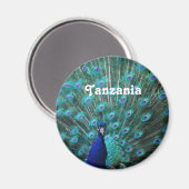 Aimant Tanzanie Peacock (Recto/Verso)