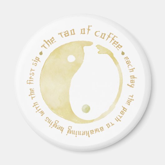 aimant tao du café (Devant)