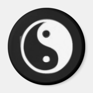 Aimant Taojitu noir et blanc