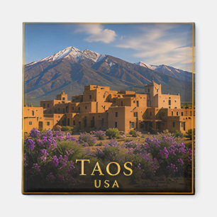 Aimant Taos Nouveau-Mexique Patrimoine Pueblo & Haut Dése