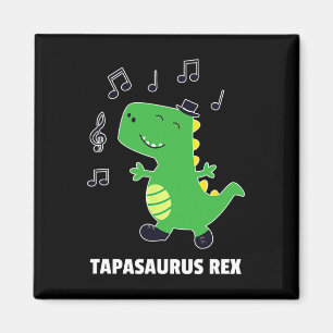Aimant Tap Dance -tapasaurus Rex-dinosaur Considérant Cad