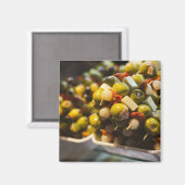 Aimant Tapas faites avec des olives farcies (Recto/Verso)