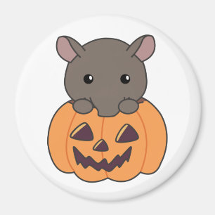 Aimant Tapir En Citrouille Cute Tapire Happy Halloween