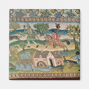 Aimant Tapis de Tableau de Bradford, détail des scènes de