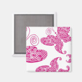 Aimant Tapis rose (Recto/Verso)