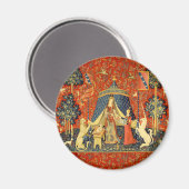 Aimant Tapisseries Unicorne Lady Legend Médiéval (Recto/Verso)