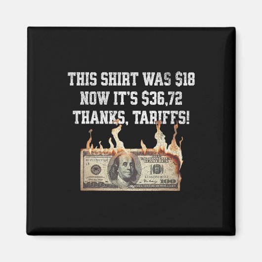 Aimant Tariffé ! Trump China Meme Tee - 104% Funny Tra (Devant)
