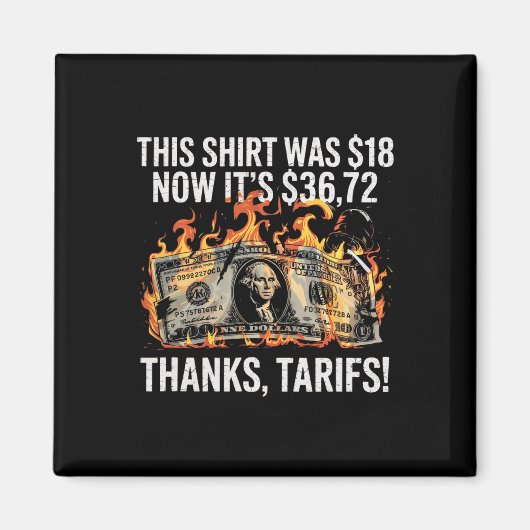 Aimant Tariffé ! Trump China Meme Tee - 104% Funny Tra (Devant)