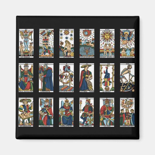 Aimant Tarot Arcanes Majeurs (Devant)