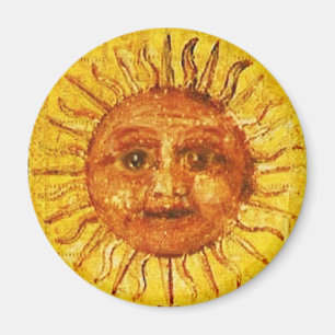 AIMANT TAROTS DE RENAISSANCE ANTIQUE /LE SOLEIL