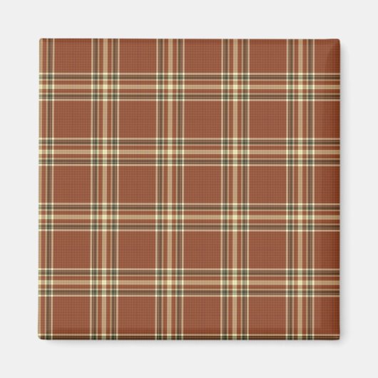 Aimant Tartan Brown (Devant)